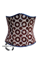 Jute Flocking Waist Training Gothic Women Underbust Corset Top